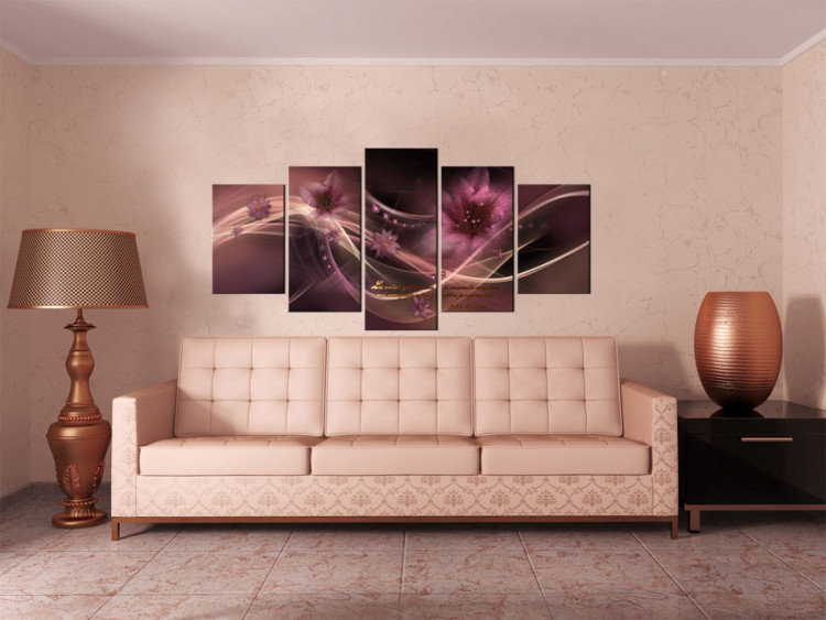 Canvas Print A violet delicacy 56038 additionalImage 3