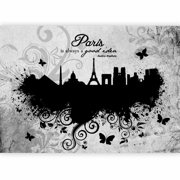 Wall Mural Paris is always a good idea - inscription with city architecture 59938 additionalImage 5