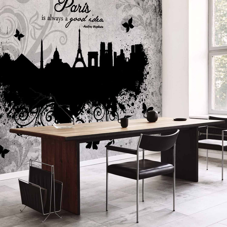 Wall Mural Paris is always a good idea - inscription with city architecture 59938 additionalImage 4