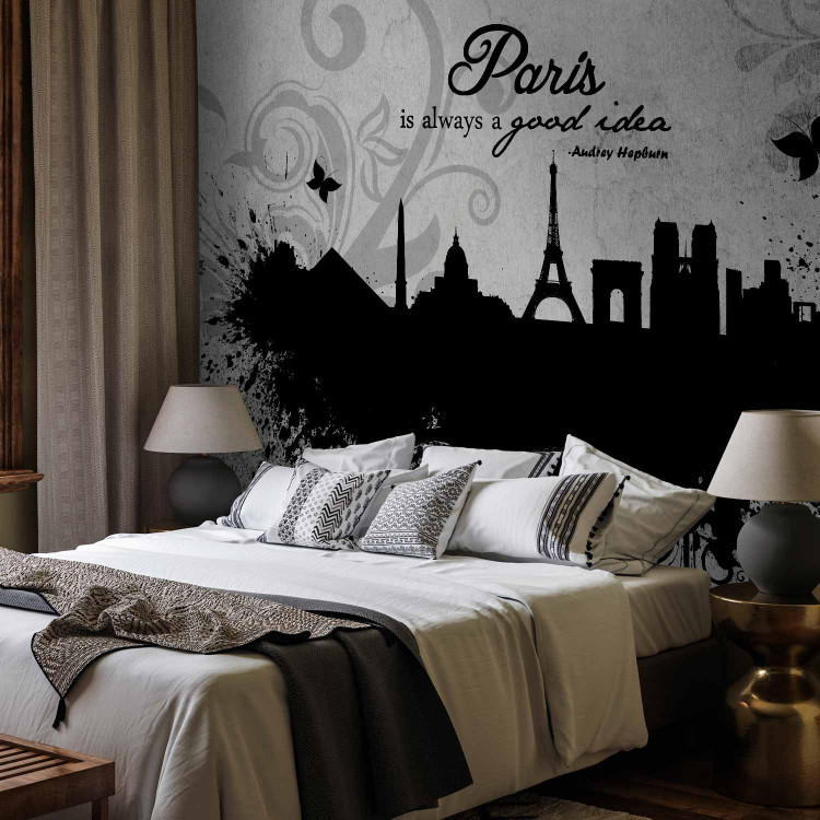Wall Mural Paris is always a good idea - inscription with city architecture 59938 additionalImage 2