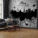Wall Mural Paris is always a good idea - inscription with city architecture 59938