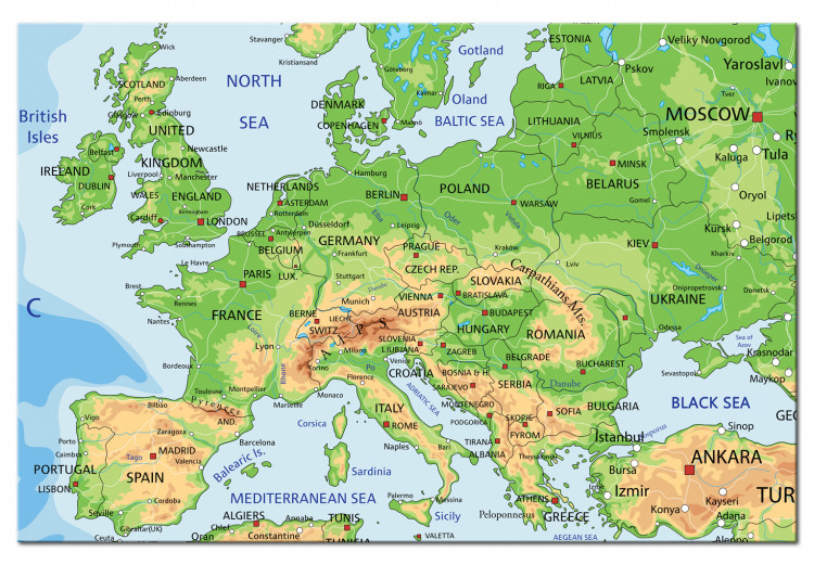 Cork Pinboard Europe [Cork Map] 92238 additionalImage 2