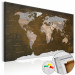 Decorative Pinboard Cinnamon Travels [Cork Map] 93938