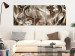 Canvas Art Print Elegant Shells (5-piece) - Thick Brown Ribbons in Glamour Style 105048 additionalThumb 3