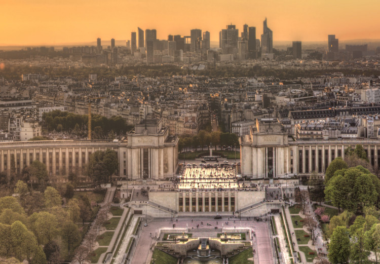 Canvas View from the Eiffel Tower (1-part) Narrow - Panorama of Paris 107248 additionalImage 5