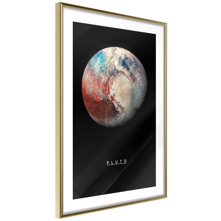 Poster Pluto - dwarf planet and simple English text against a space backdrop 116748 additionalImage 12