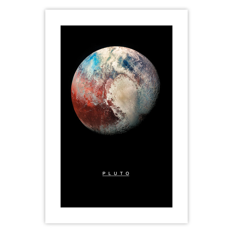 Poster Pluto - dwarf planet and simple English text against a space backdrop 116748 additionalImage 19