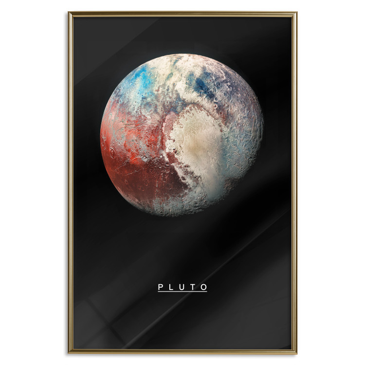 Poster Pluto - dwarf planet and simple English text against a space backdrop 116748 additionalImage 20