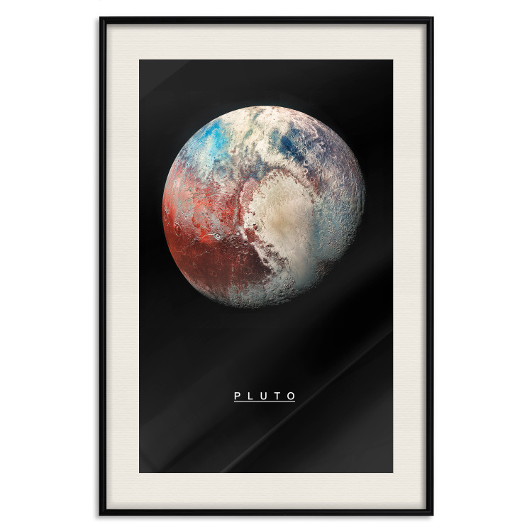 Poster Pluto - dwarf planet and simple English text against a space backdrop 116748 additionalImage 18