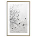 Wall Poster Birds on a Tree - black and white landscape among branches on a rough background 117248 additionalThumb 26