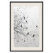 Wall Poster Birds on a Tree - black and white landscape among branches on a rough background 117248 additionalThumb 27