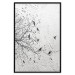 Wall Poster Birds on a Tree - black and white landscape among branches on a rough background 117248 additionalThumb 15