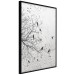 Wall Poster Birds on a Tree - black and white landscape among branches on a rough background 117248 additionalThumb 12