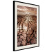 Wall Poster Drought - desert landscape against a cloudy sky background in brown 119148 additionalThumb 3