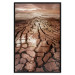 Wall Poster Drought - desert landscape against a cloudy sky background in brown 119148 additionalThumb 24