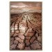 Wall Poster Drought - desert landscape against a cloudy sky background in brown 119148 additionalThumb 16