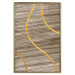 Wall Poster Watercolor and Gold - unique abstraction in elegant waves on a bronze background 119248 additionalThumb 16