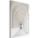 Canvas Print White colonnade - photograph with church architecture in white 123848 additionalThumb 2