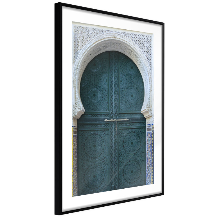 Poster Ethnic Doors - architectural wooden doors with numerous patterns 124948 additionalImage 12
