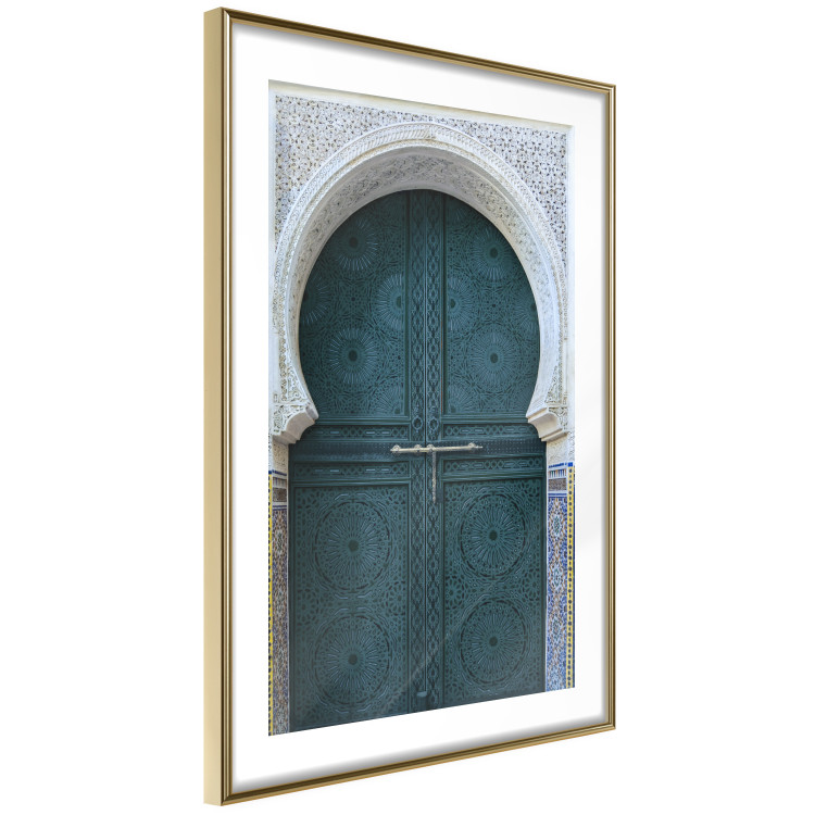 Poster Ethnic Doors - architectural wooden doors with numerous patterns 124948 additionalImage 7