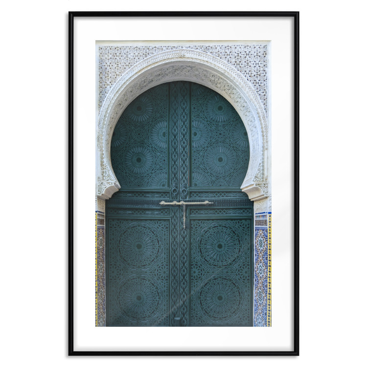 Poster Ethnic Doors - architectural wooden doors with numerous patterns 124948 additionalImage 14