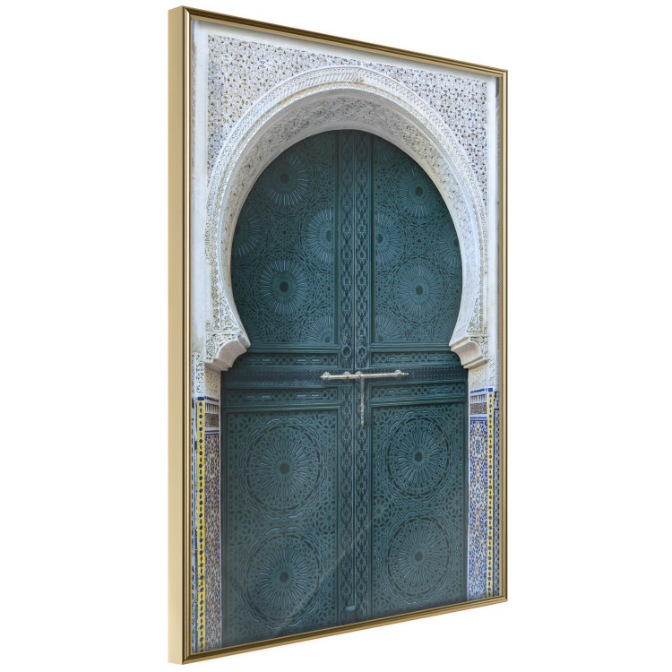 Poster Ethnic Doors - architectural wooden doors with numerous patterns 124948 additionalImage 13