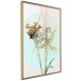 Poster Bouquet in Mint Fullness - spring flowers on a blue pastel background 126548 additionalThumb 12