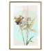 Poster Bouquet in Mint Fullness - spring flowers on a blue pastel background 126548 additionalThumb 14