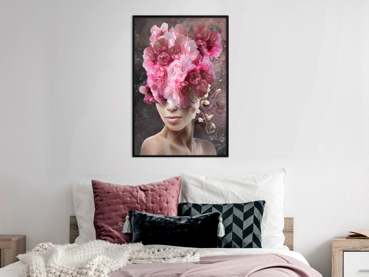 Wall Poster Spring Awakening - abstract woman with plants on her head 127248 additionalImage 6