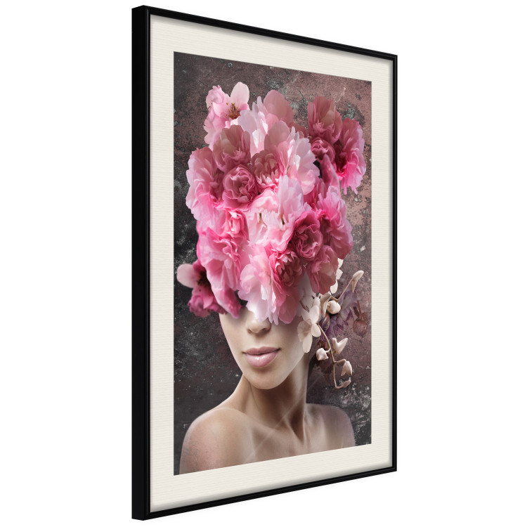 Wall Poster Spring Awakening - abstract woman with plants on her head 127248 additionalImage 2