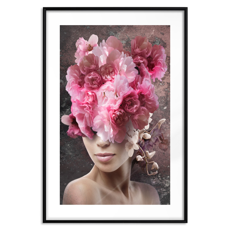 Wall Poster Spring Awakening - abstract woman with plants on her head 127248 additionalImage 17