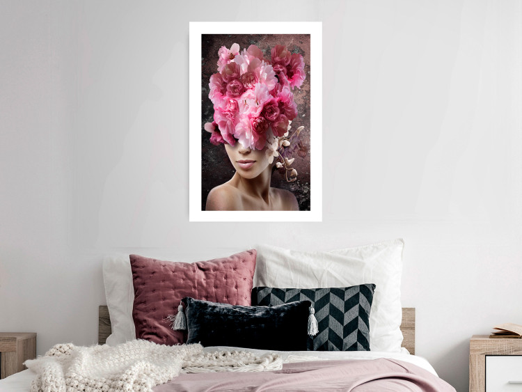 Wall Poster Spring Awakening - abstract woman with plants on her head 127248 additionalImage 5