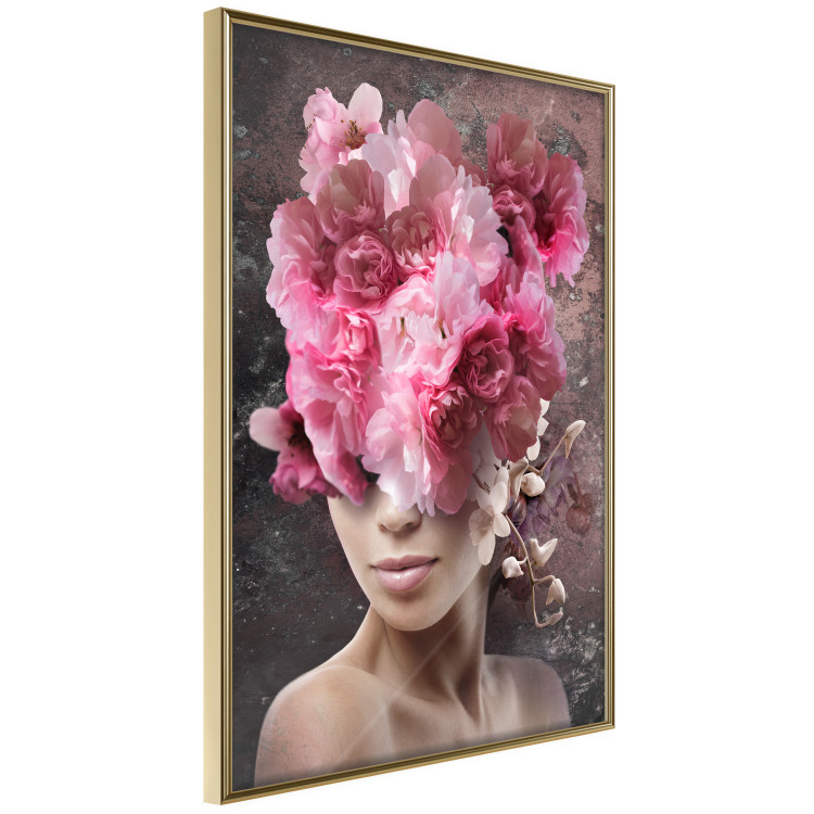 Wall Poster Spring Awakening - abstract woman with plants on her head 127248 additionalImage 14