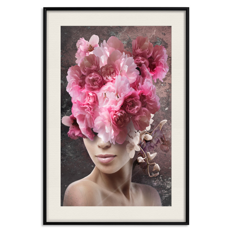 Wall Poster Spring Awakening - abstract woman with plants on her head 127248 additionalImage 19