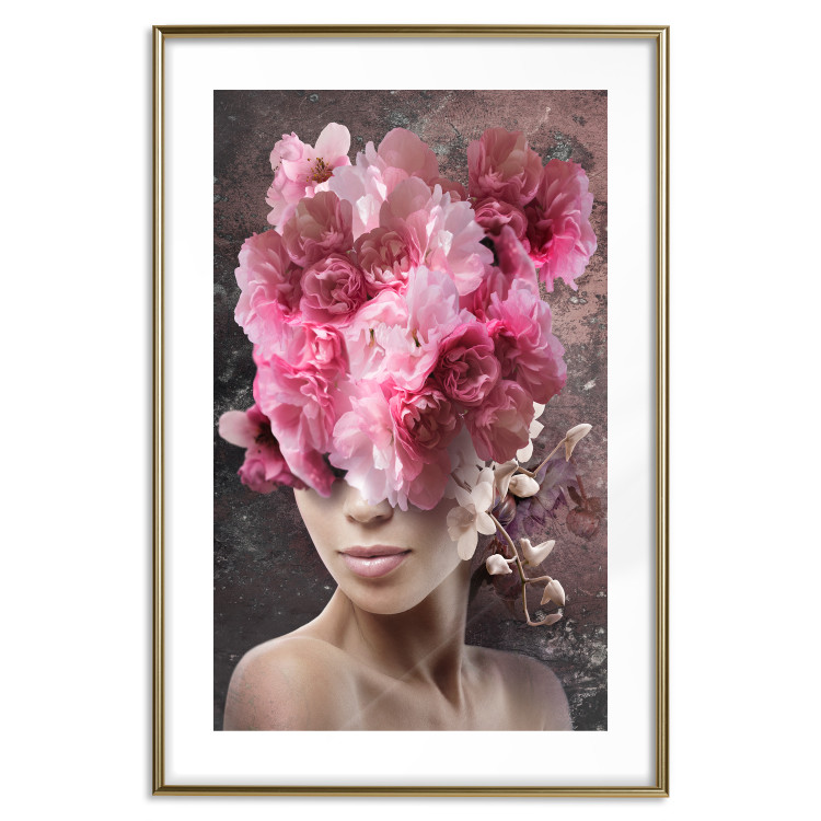 Wall Poster Spring Awakening - abstract woman with plants on her head 127248 additionalImage 16