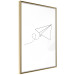 Poster Paper Airplane - abstract airplane with geometric figures 128048 additionalThumb 14