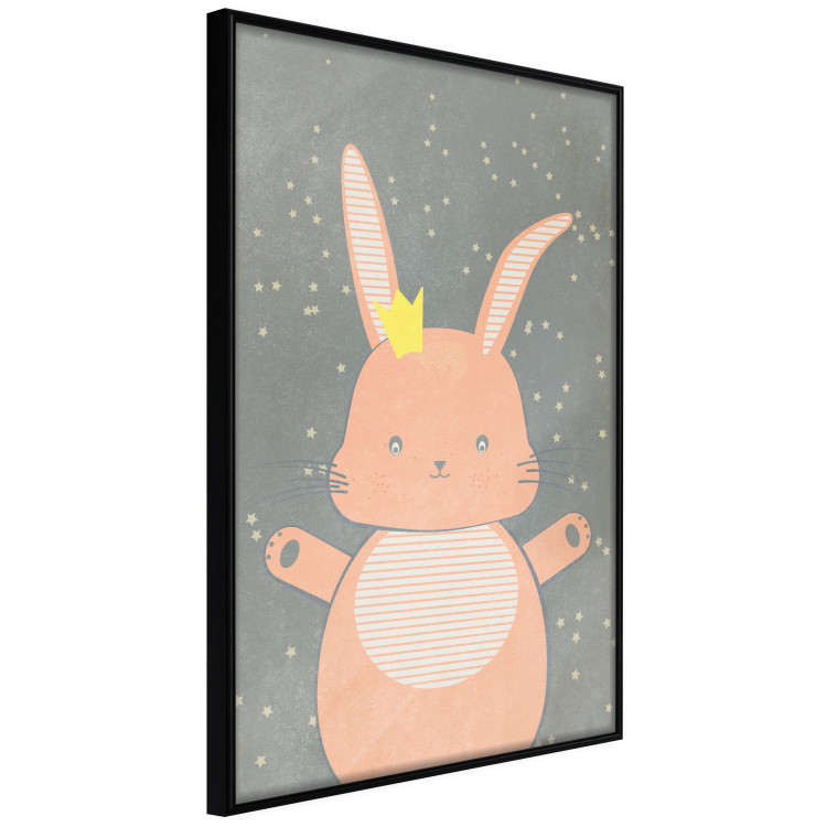 Wall Poster Pink Princess - abstract colorful animal against black sky 129548 additionalImage 13
