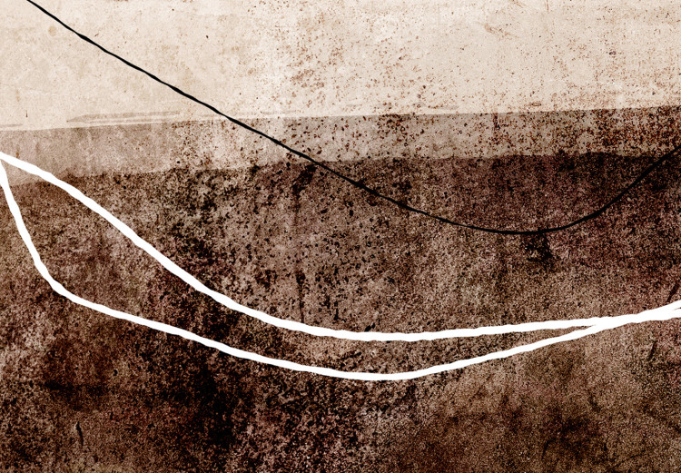 Canvas Art Print Rotational Motion (1-piece) Vertical - figure line art in a boho motif 130848 additionalImage 5