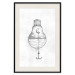 Wall Poster Anchored Moon - white light bulb composition with sea and moon 131948 additionalThumb 23