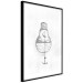 Wall Poster Anchored Moon - white light bulb composition with sea and moon 131948 additionalThumb 6