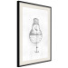Wall Poster Anchored Moon - white light bulb composition with sea and moon 131948 additionalThumb 2