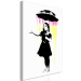 Canvas Art Print Girl with Umbrella (1 Part) Vertical 132448 additionalThumb 2