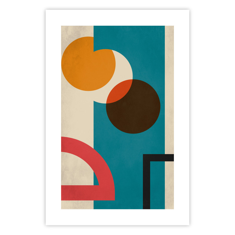 Poster Hidden Shape - colorful geometric shapes in abstract style 134448 additionalImage 19