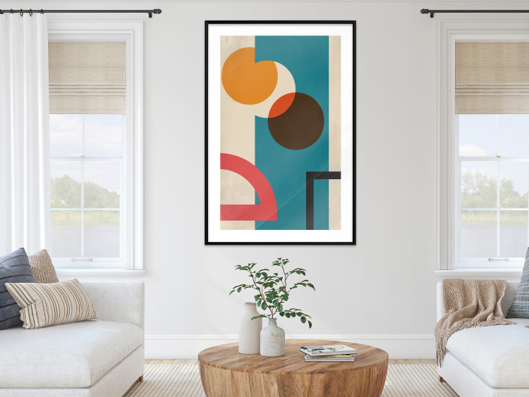 Poster Hidden Shape - colorful geometric shapes in abstract style 134448 additionalImage 23
