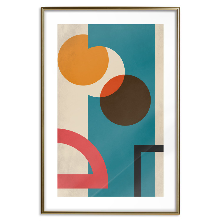 Poster Hidden Shape - colorful geometric shapes in abstract style 134448 additionalImage 14