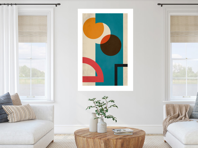 Poster Hidden Shape - colorful geometric shapes in abstract style 134448 additionalImage 5