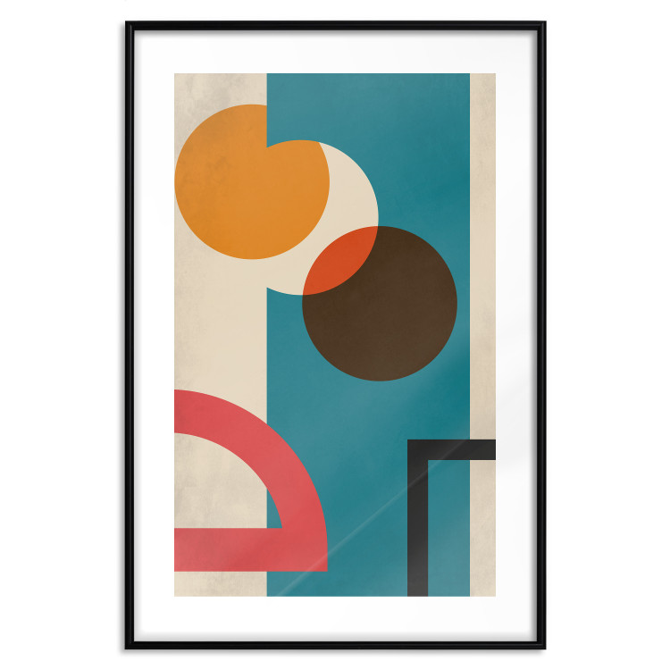 Poster Hidden Shape - colorful geometric shapes in abstract style 134448 additionalImage 17