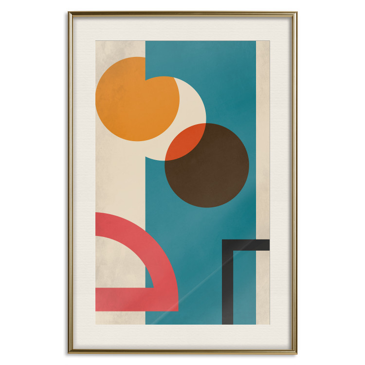 Poster Hidden Shape - colorful geometric shapes in abstract style 134448 additionalImage 20