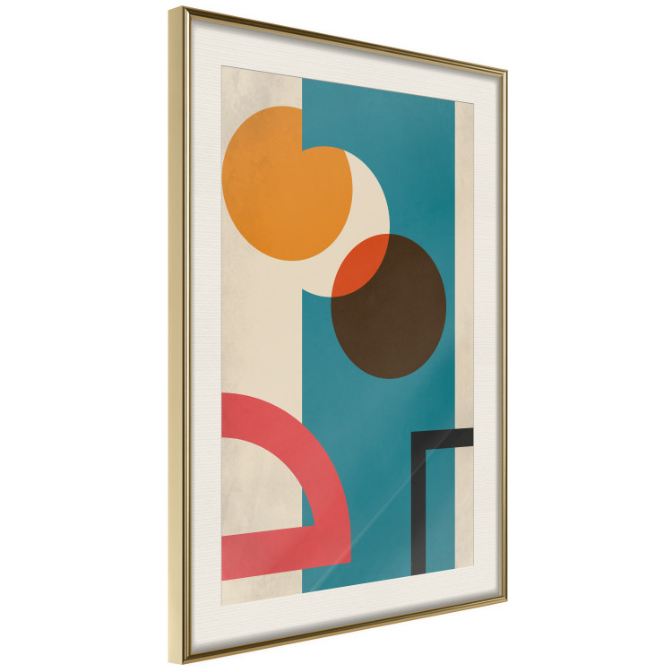 Poster Hidden Shape - colorful geometric shapes in abstract style 134448 additionalImage 3