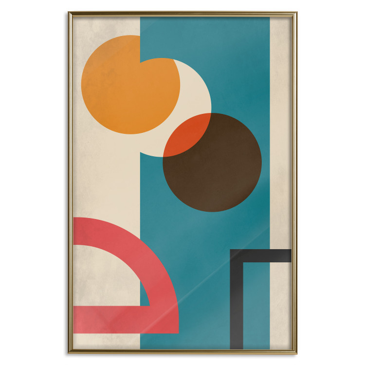 Poster Hidden Shape - colorful geometric shapes in abstract style 134448 additionalImage 21